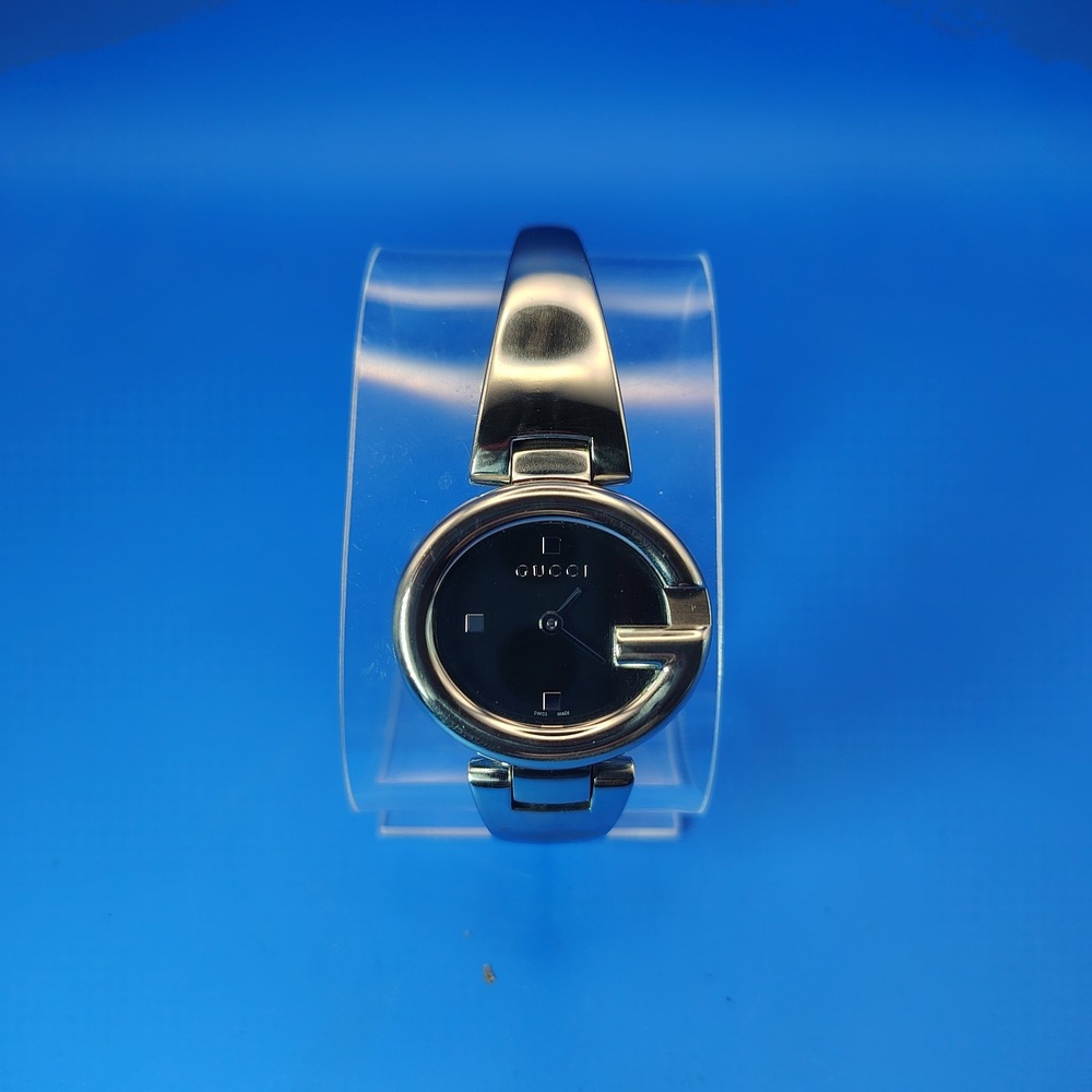 Vintage 1992 Gucci 1345 G-Series Swiss Made 23mm Women's Quartz Bangle Watch - Picture 3 of 10